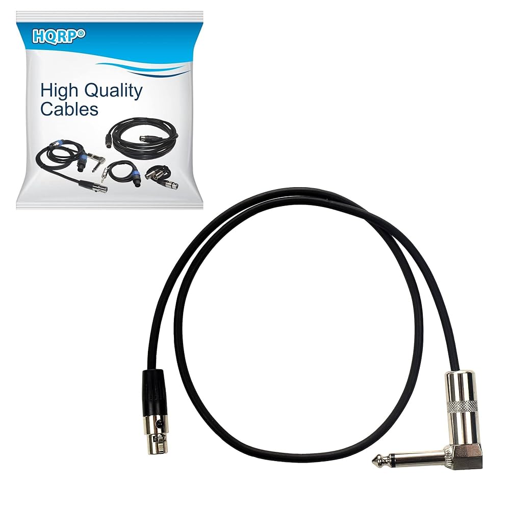 Amazon.com: HQRP TA4F Mini Connector to 1/4 Right Angle